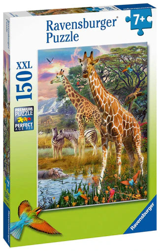 Ravensburger - Giraffes in Africa Puzzle, 150 XXL Pieces