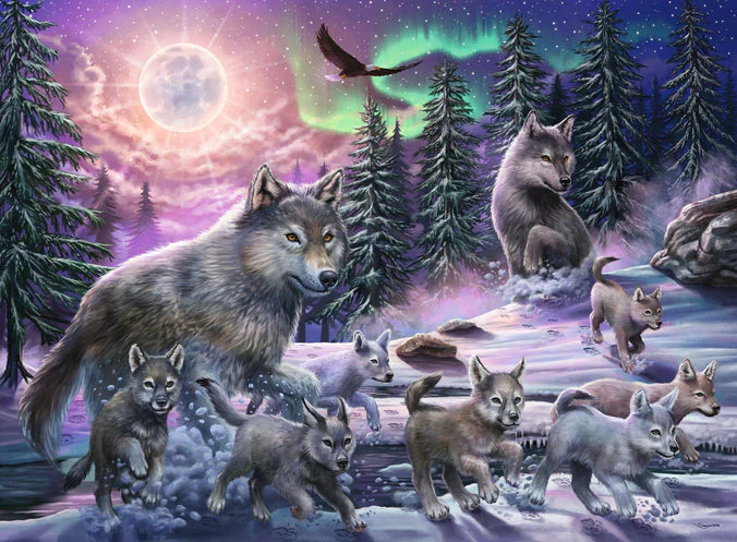 Ravensburger - Jigsaw Puzzle, 150 XXL pieces, Northern Wolves