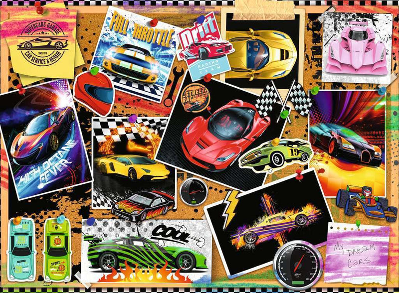 Ravensburger Puzzles, 100 Pieces, Dream Cars!