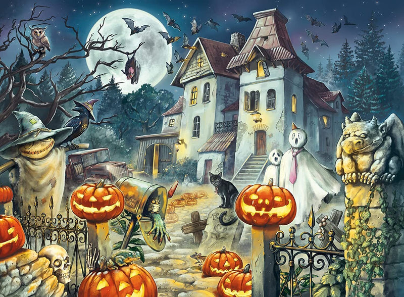 Ravensburger - Jigsaw Puzzle, 300 XXL Pieces, The Halloween House