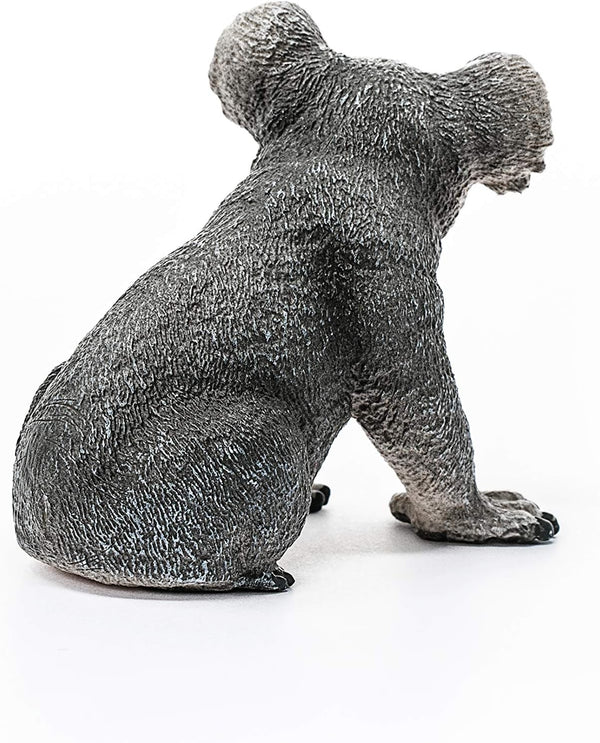 schleich koala from the back showing the detail in its fur