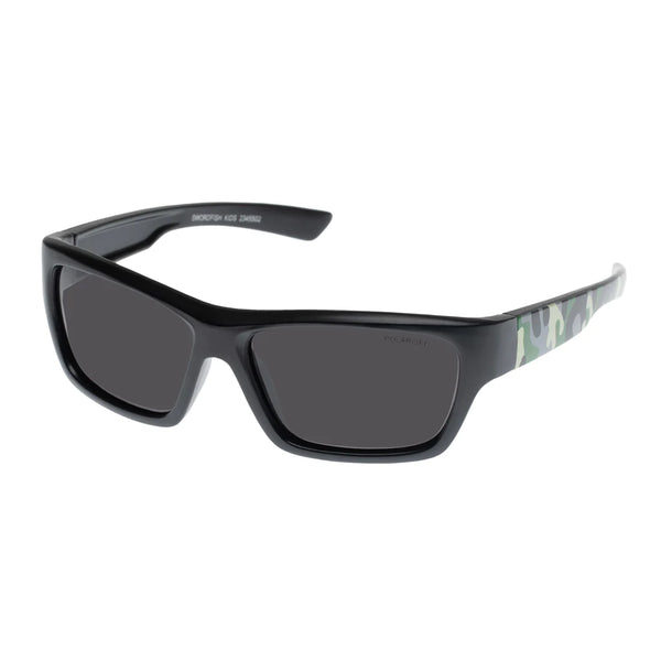 Cancer Council Sunshades Eyewear- Swordfish Kids, Black Camo