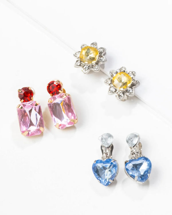 Super Smalls- Dinner & Movie Clip On Earring Set