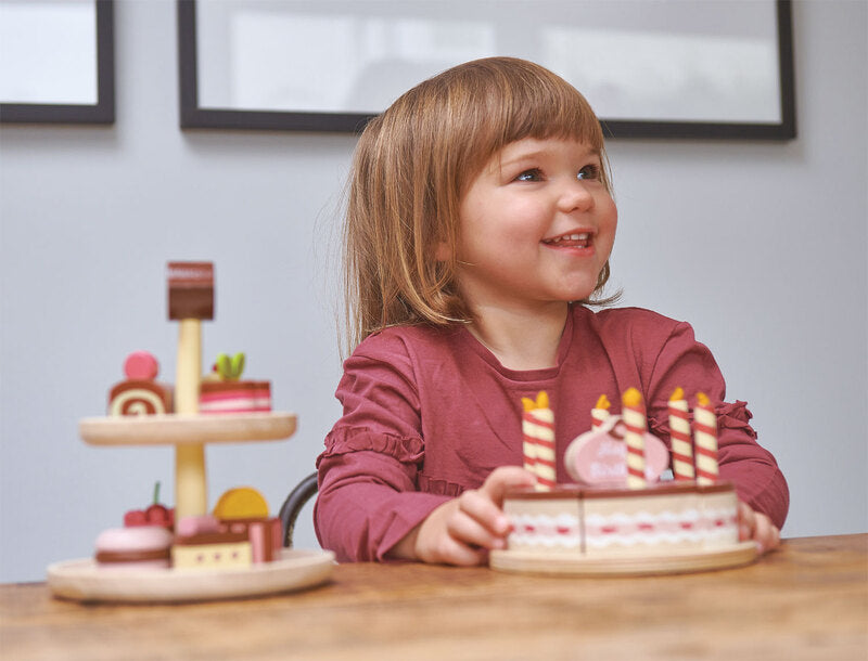 Tender Leaf Toys- Chocolate Birthday cake