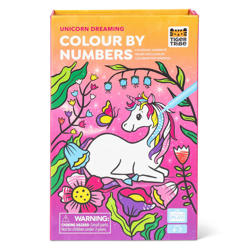 Tiger Tribe- Colour by Numbers, Unicorn Dreaming