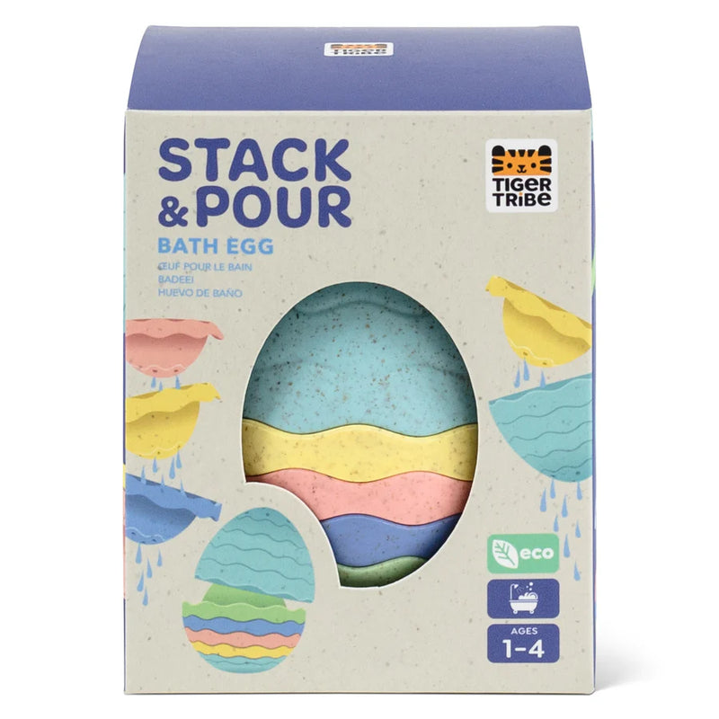 Tiger Tribe- Stack and Pour Bath Egg Eco