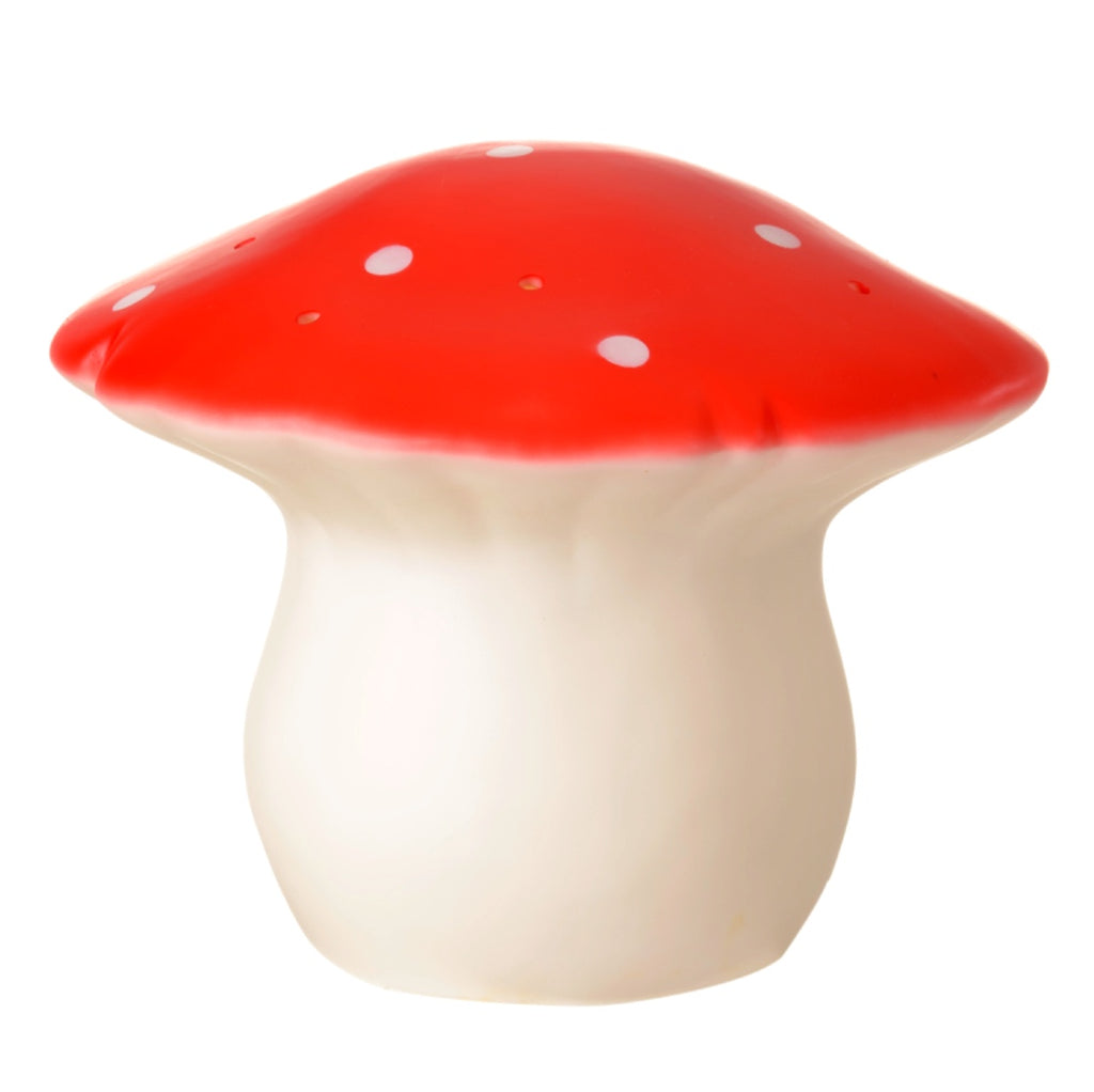 Childrens Night Lights | Heico Medium Red Mushroom LED Nightlight ...