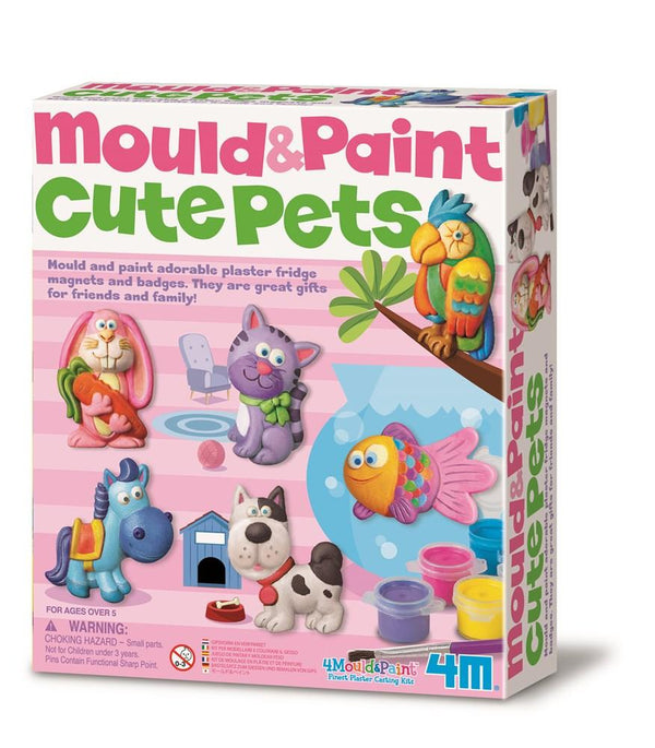 4M - Kidz Labs Mould and Paint Cute Pets