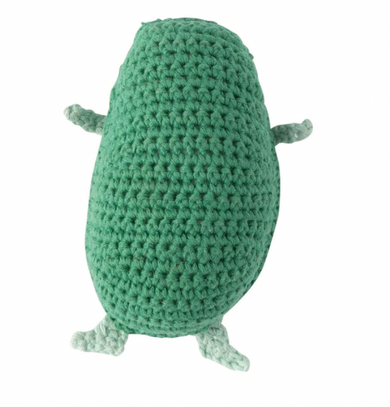 Weegoamigo - Anthony Avocado Crochet Rattle