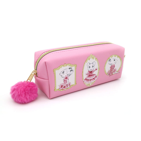 Claris Pencil Case With Pom Pom