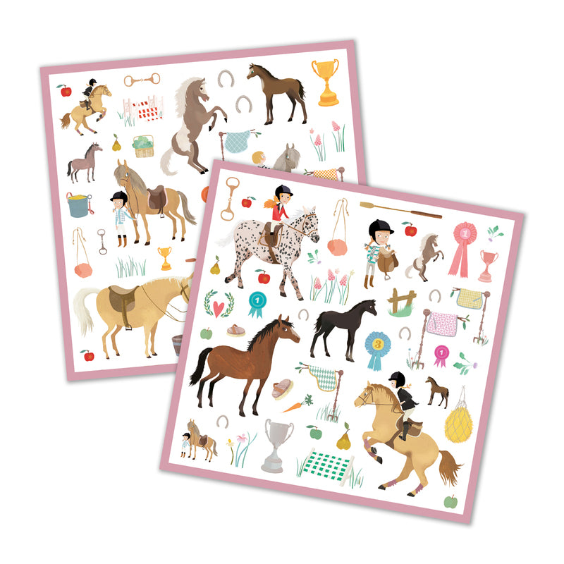 Djeco - 160 Horse Stickers