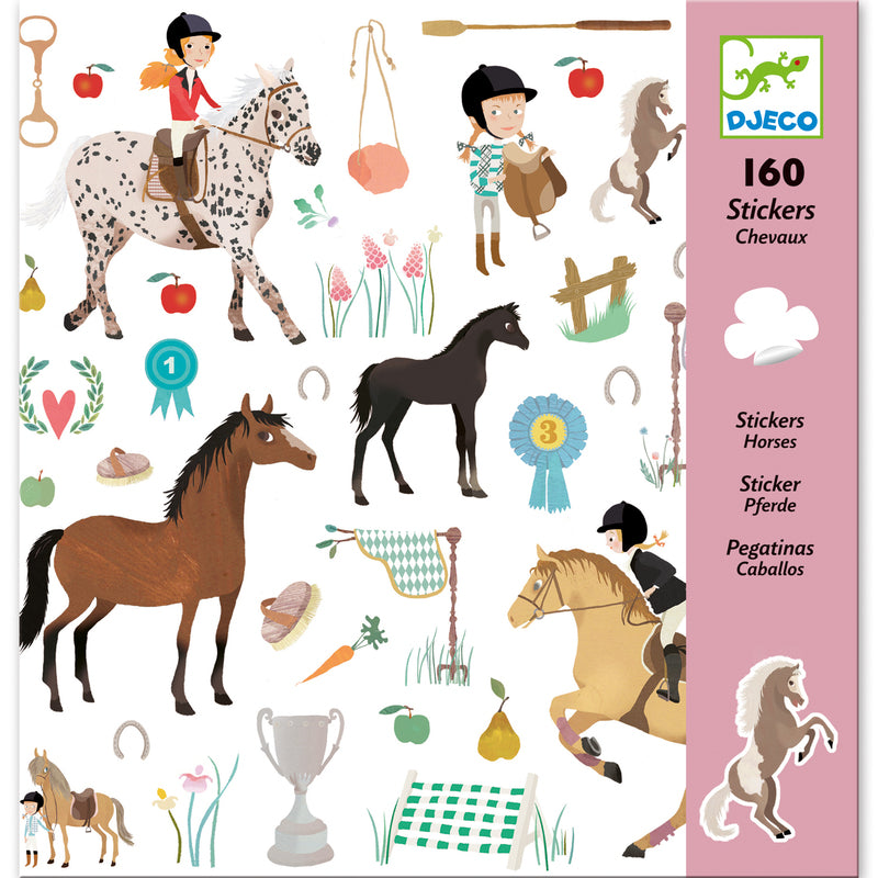 Djeco - 160 Horse Stickers