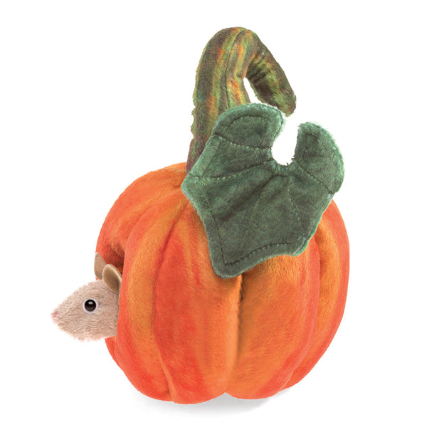 Folkmanis - Mouse in Pumpkin Puppet