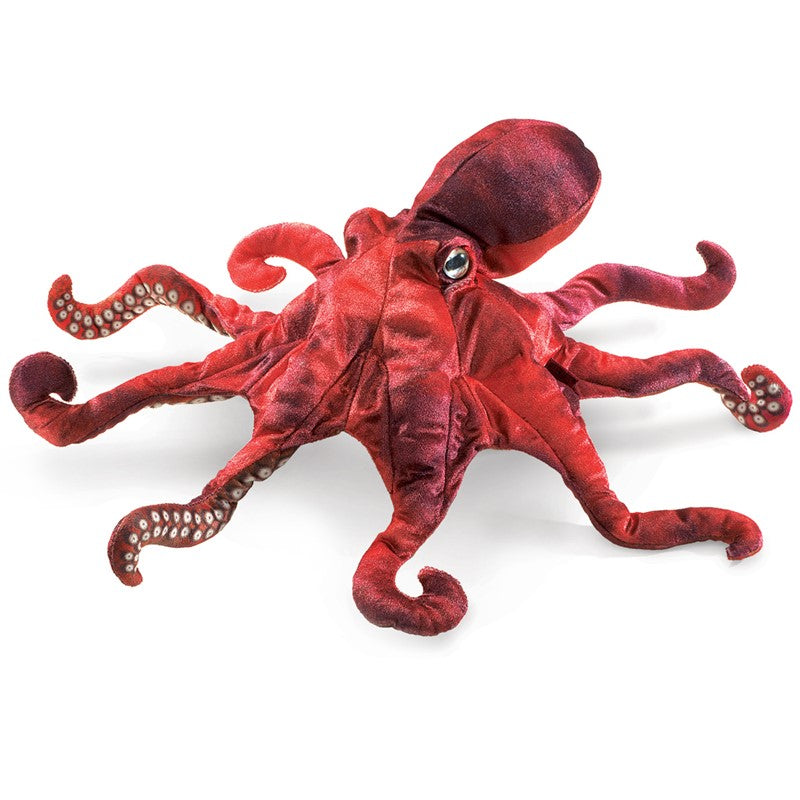 Folkmanis-Red Octopus Puppet