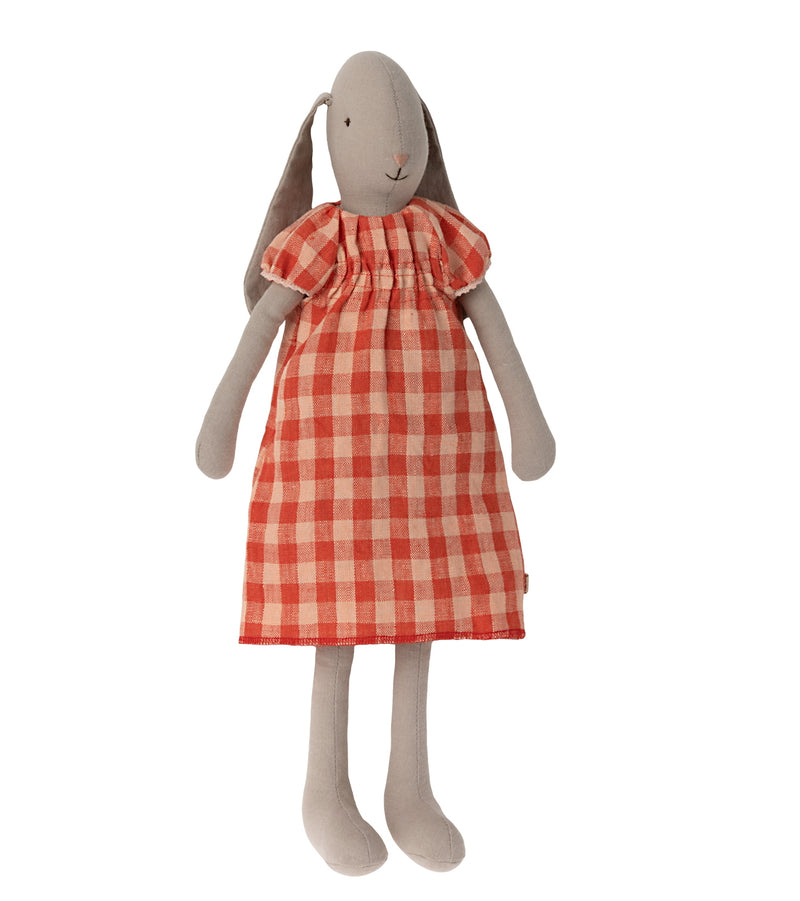 Maileg - Bunny Size 3, Check Dress