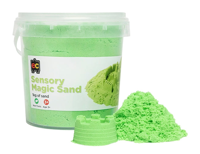 Magic Sensory Sand 1kg, Green