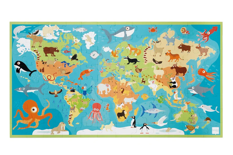 Scratch Europe 100 piece World Animal Puzzle