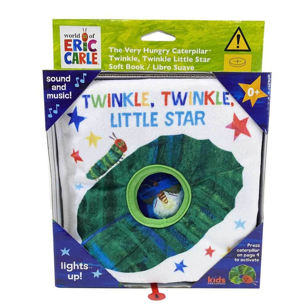 Eric Carle - Soft Teether Book - Very Hungry Caterpillar Clip on, Twinkle Twinkle Little Stars