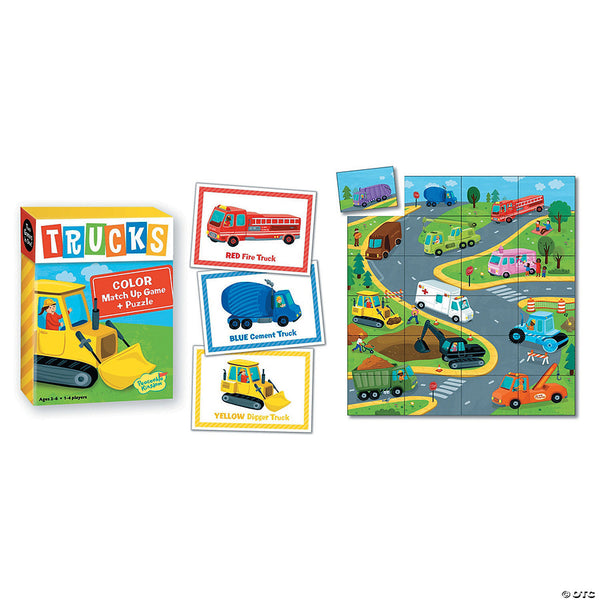 Peaceable Kingdom  - Match Up Game, Trucks