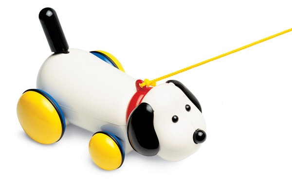 Max the Dog by Ambi toys . A gorgeous pull along plastic dog. Length 25 cm Recommended age 1+ 