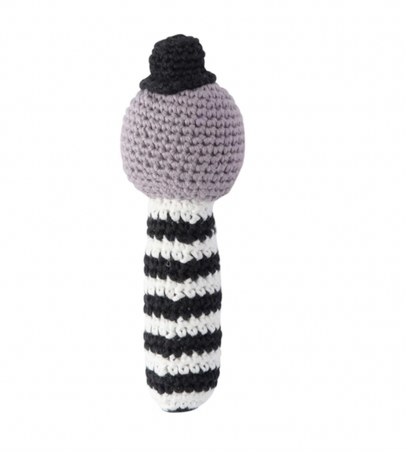 Weegoamigo - Poppy Penguin Crochet Rattle