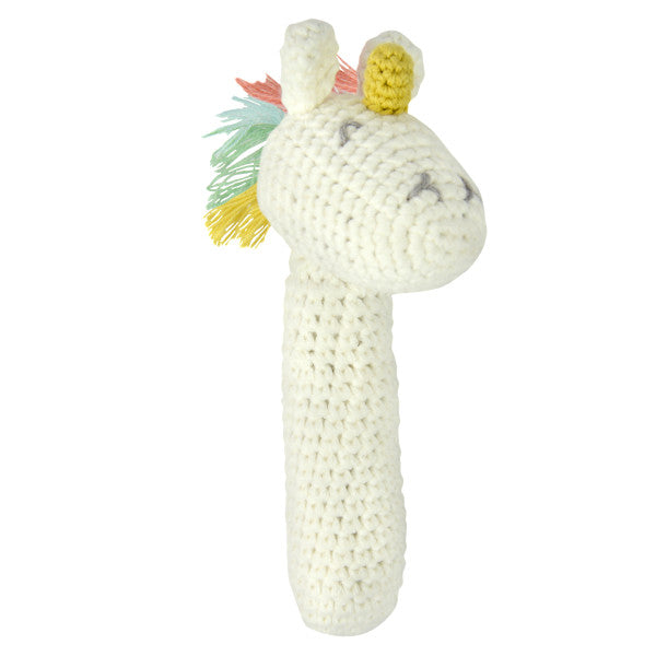 Weegoamigo - Twinkle Twinkle Unicorn Crochet Rattle