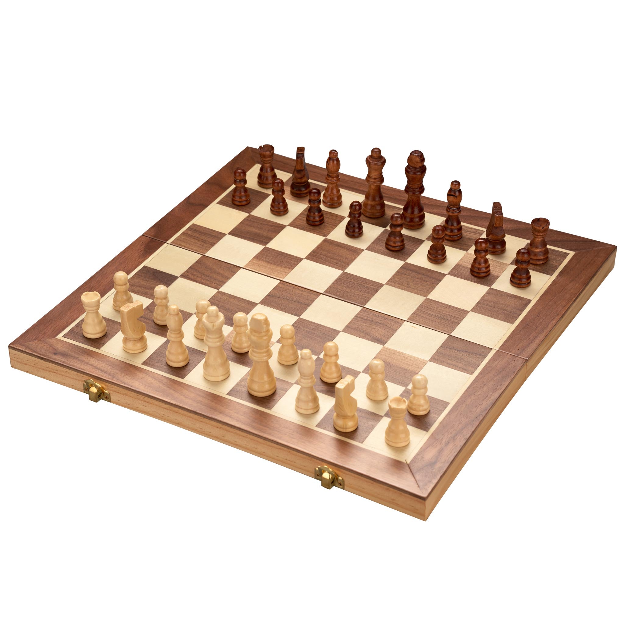 Wooden Chess Set 30cm , French Cut – Childplay Melbourne