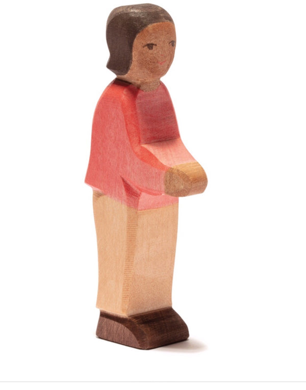 Ostheimer Wooden Son Figure in Red