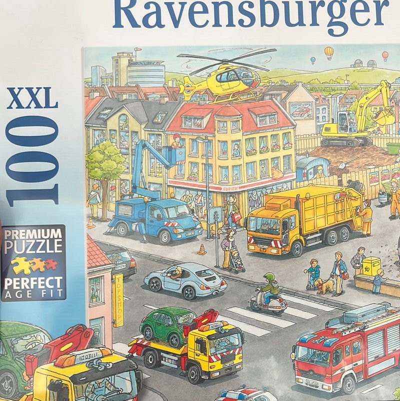 Ravensburger Jigsaw Puzzle 100pcs - Vehicles In The City