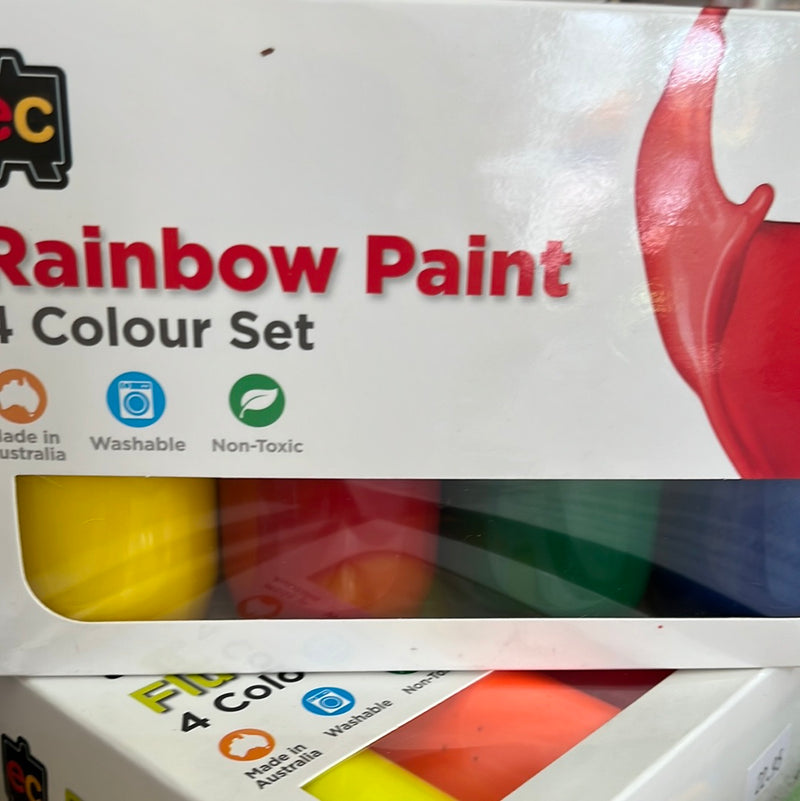 EC Rainbow Paint Set 4 colour