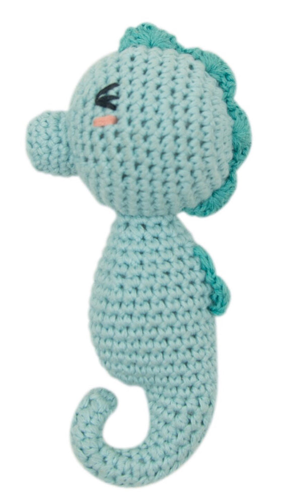 Weegoamigo - Rattle Crochet Seahorse