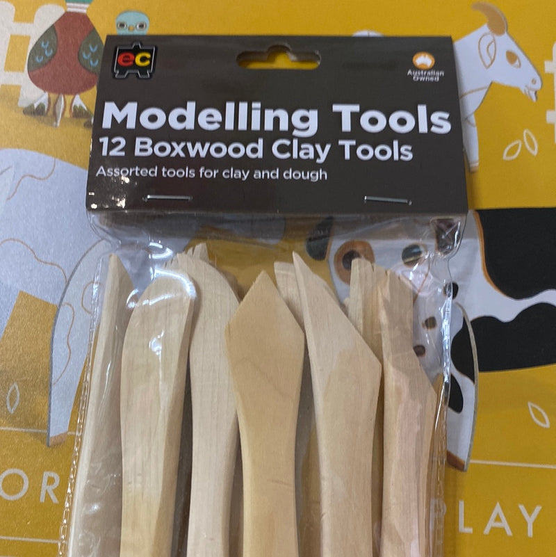 Modelling Tools - 12 Boxwood Clay Tools