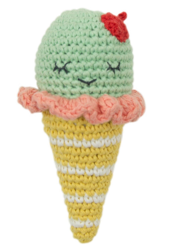 Weegoamigo - Rattle Crochet Ice Cream