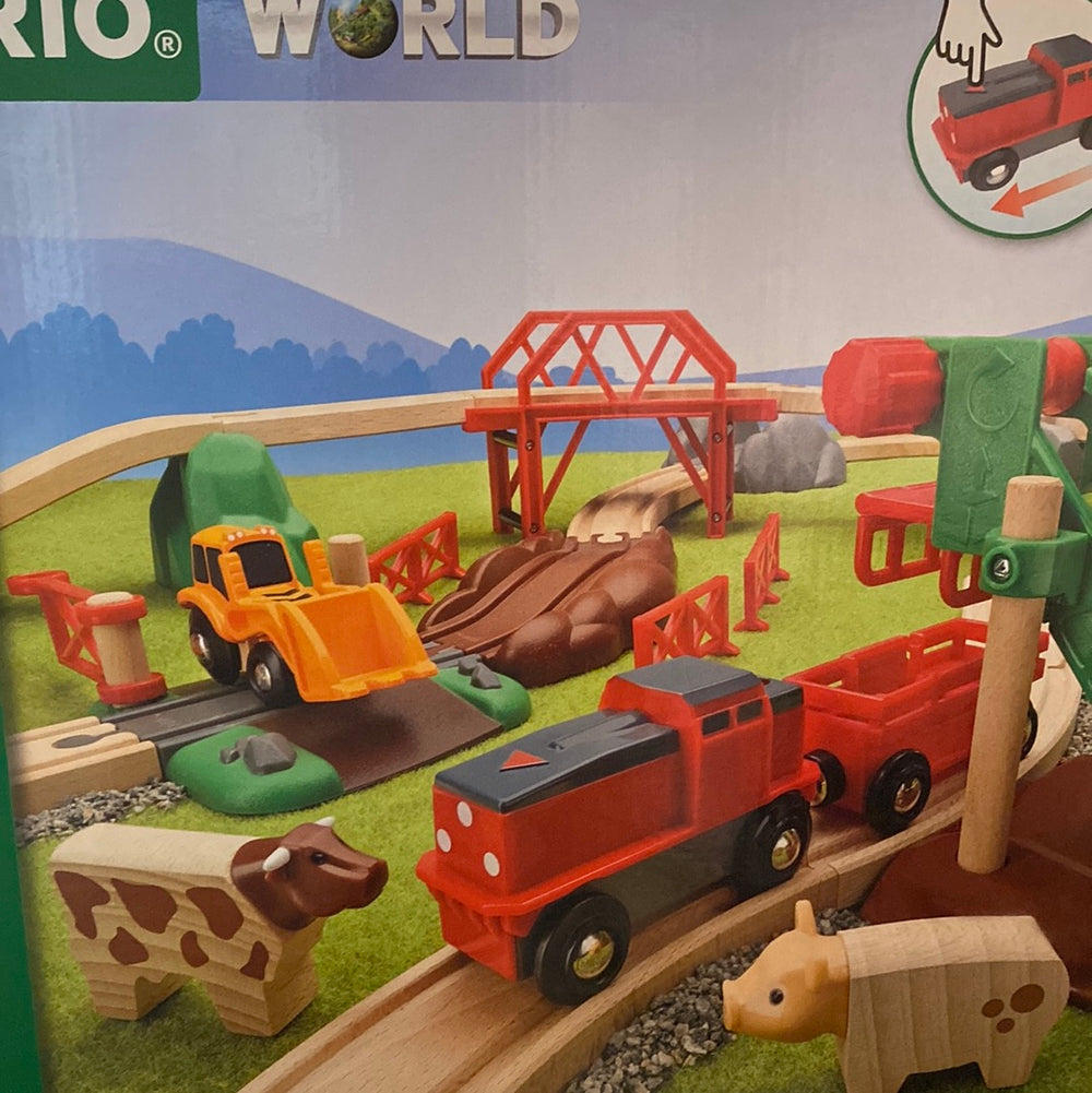 Brio World on sale Wooden Animal Farm Set 33984 New in Box