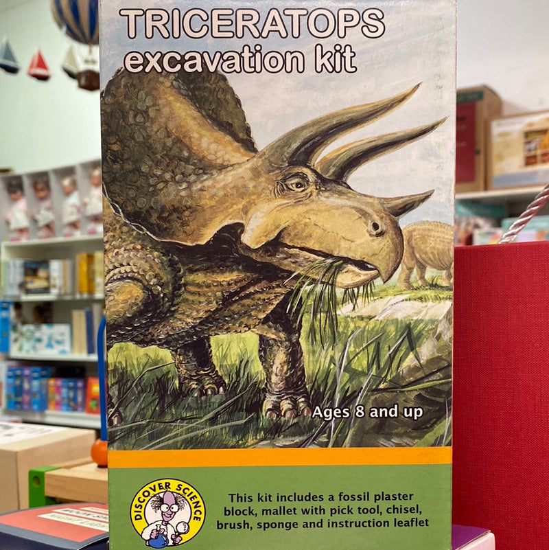 Discover Science Triceratops excavation kit