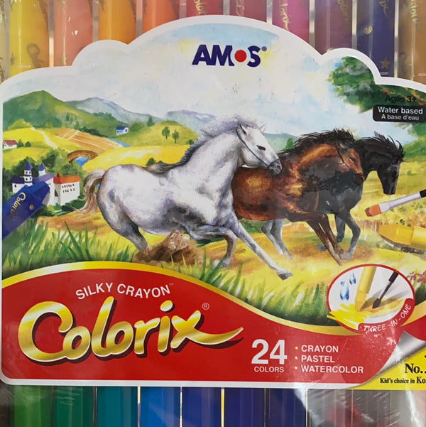 Colorix - Silky Crayon 24 Pack