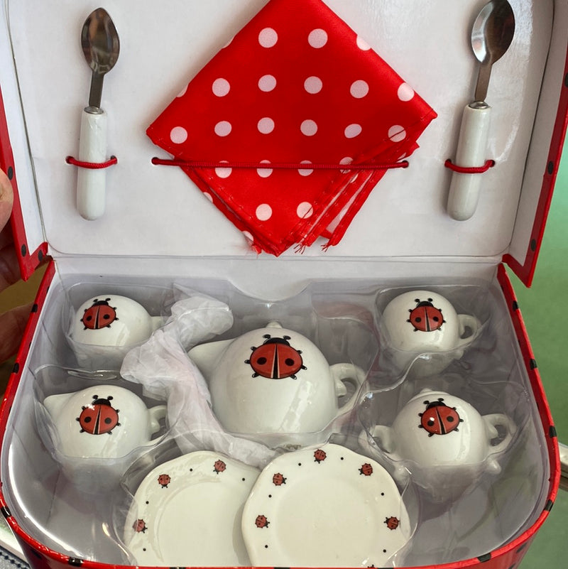 Ladybug Porcelain Tea Set