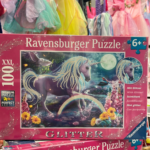 Ravensburger Puzzle 100 piece Glitter Unicorns