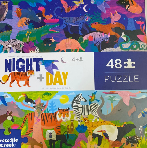 Crocodile Puzzle - Day & Night