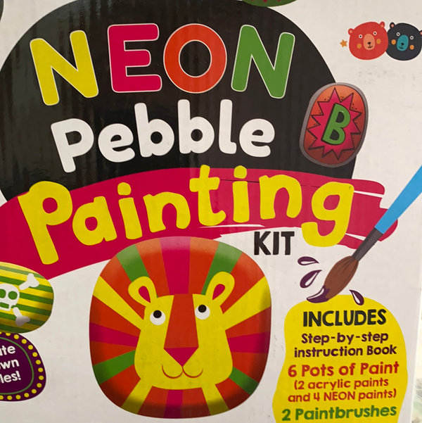 Pebble Painting - Neon