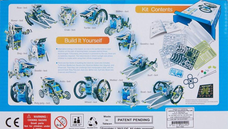 Johnco - 14 in 1 Educational Solar Robot