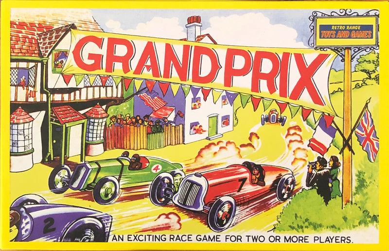 Retro Range Toys and Games - Grand Prix Board Game