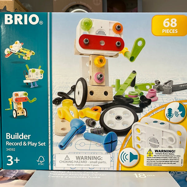 Brio - 68 pieces Builder Record & Play Set