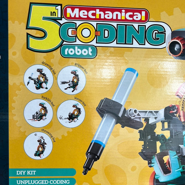 Johnco 5 in 1 Mechanical Coding Robot