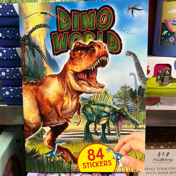 Dinosaur Sticker Book Create your own Dino World