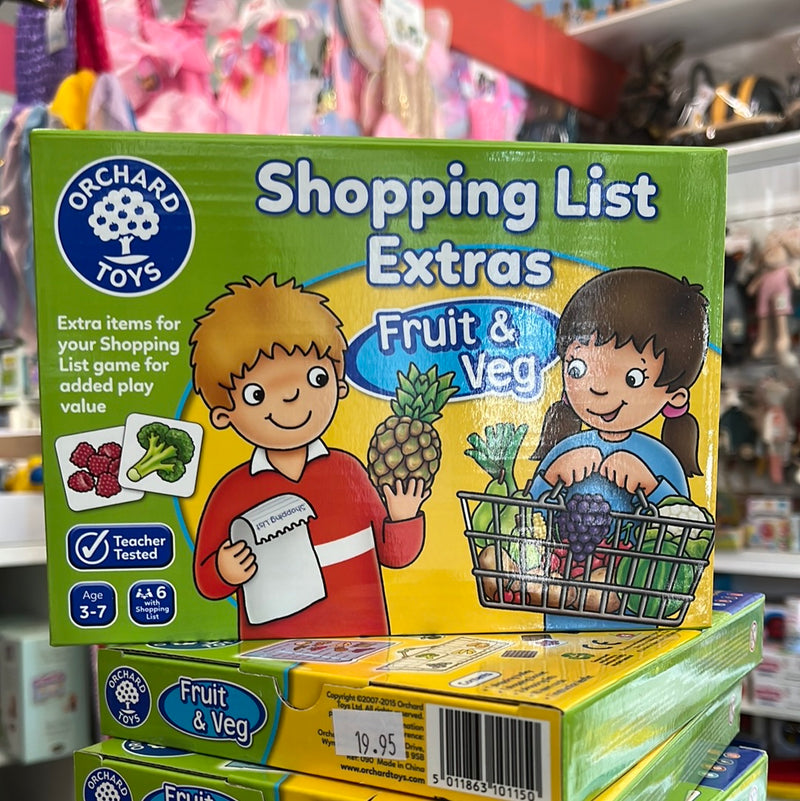 Orchard Toys - Shopping List Extras Fruit & Veg