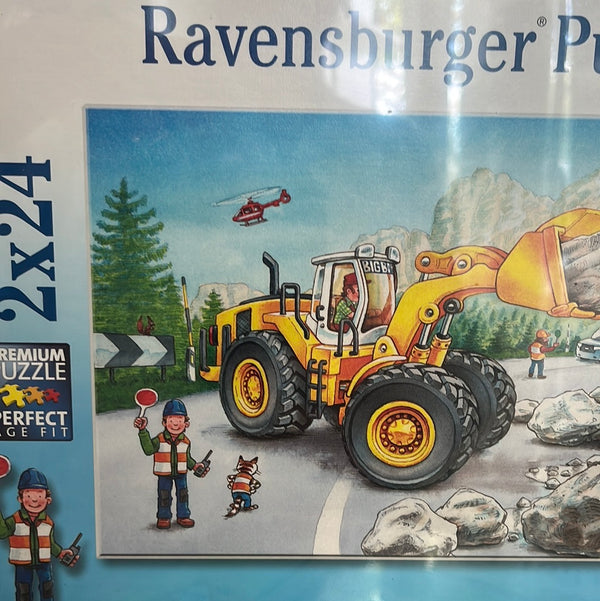 Ravensburger Puzzle 2x24pc Diggers at Work