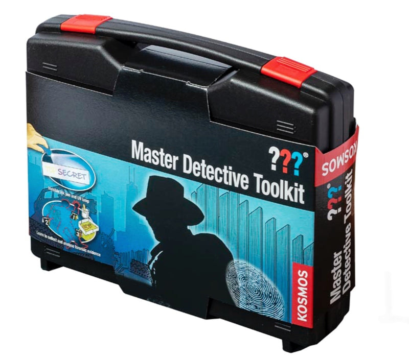 Kosmos Detective toolkit for ages 8 +. Presented in a great detective case and full of exciting detective tools .